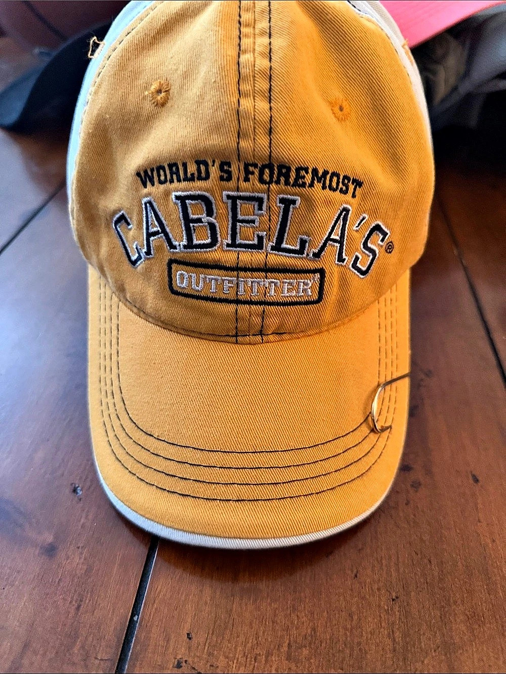 Cabela's World's Foremost Outfitter 1961 Baseball Cap Orange & Gray